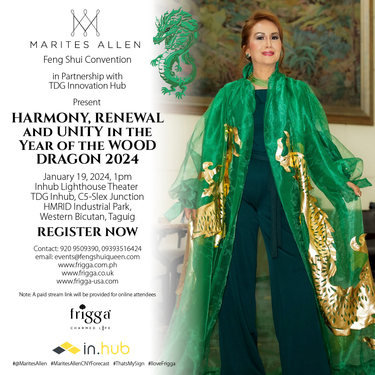 Marites Allen Feng Shui Convention - Year of the Wood Dragon 2024