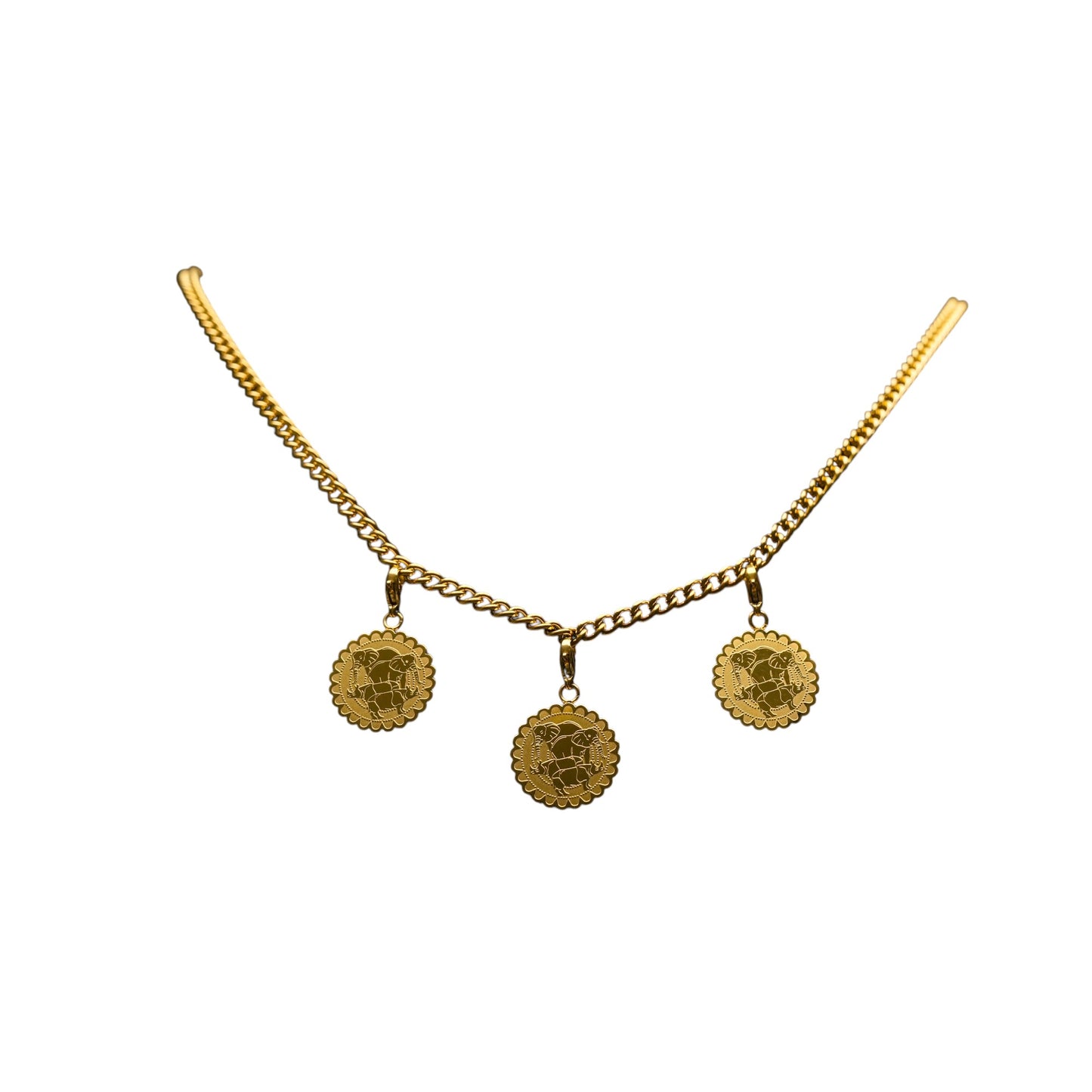 Rhino & Elephant/Anti Robbery Pendant