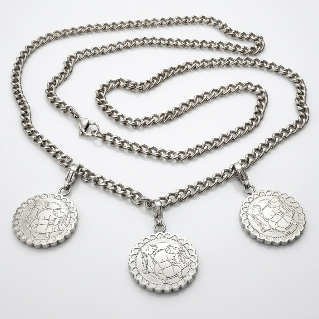 Rhino & Elephant/Anti Robbery Pendant