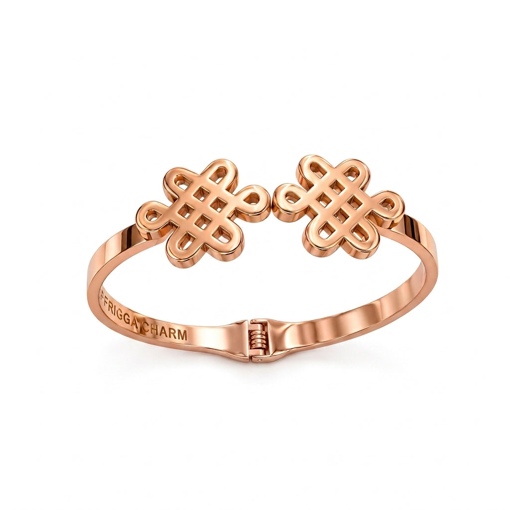 Double Mystic Knot Bangle